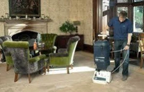 Lavagem de carpete à seco